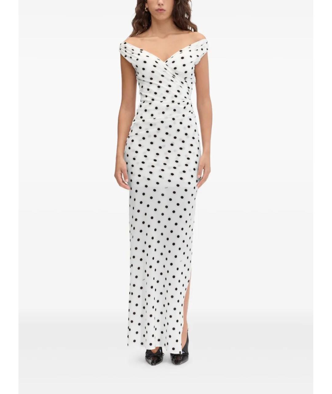 JACQUEMUS Белое полиэстеровое платье, фото 2