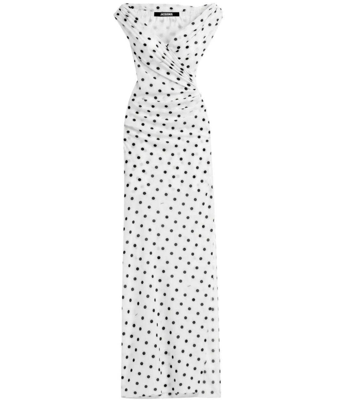 JACQUEMUS Белое полиэстеровое платье, фото 1