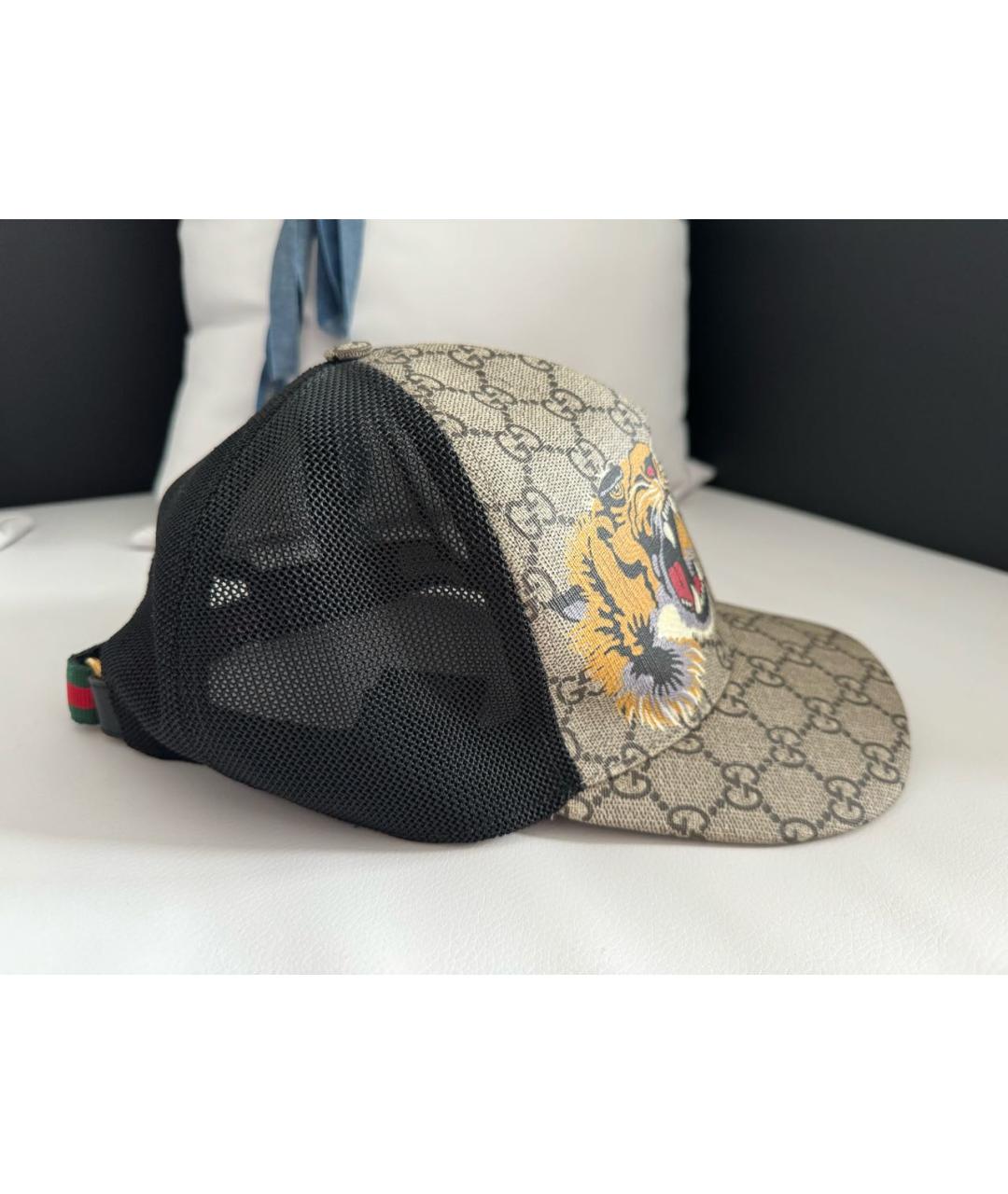 GUCCI Бежевая хлопковая кепка/бейсболка, фото 2
