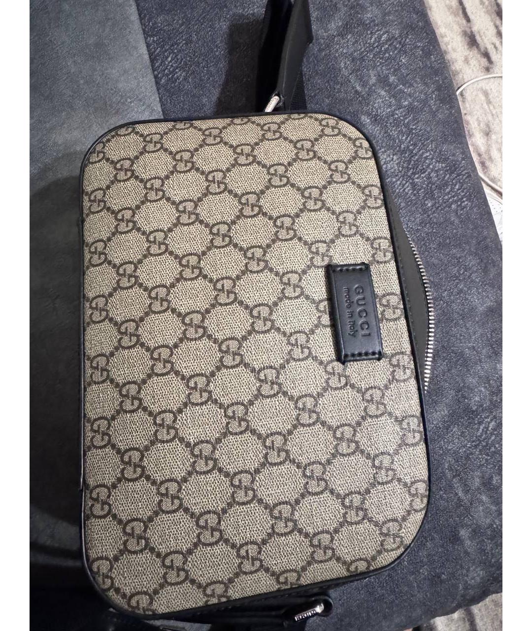 GUCCI Бежевая поясная сумка, фото 2