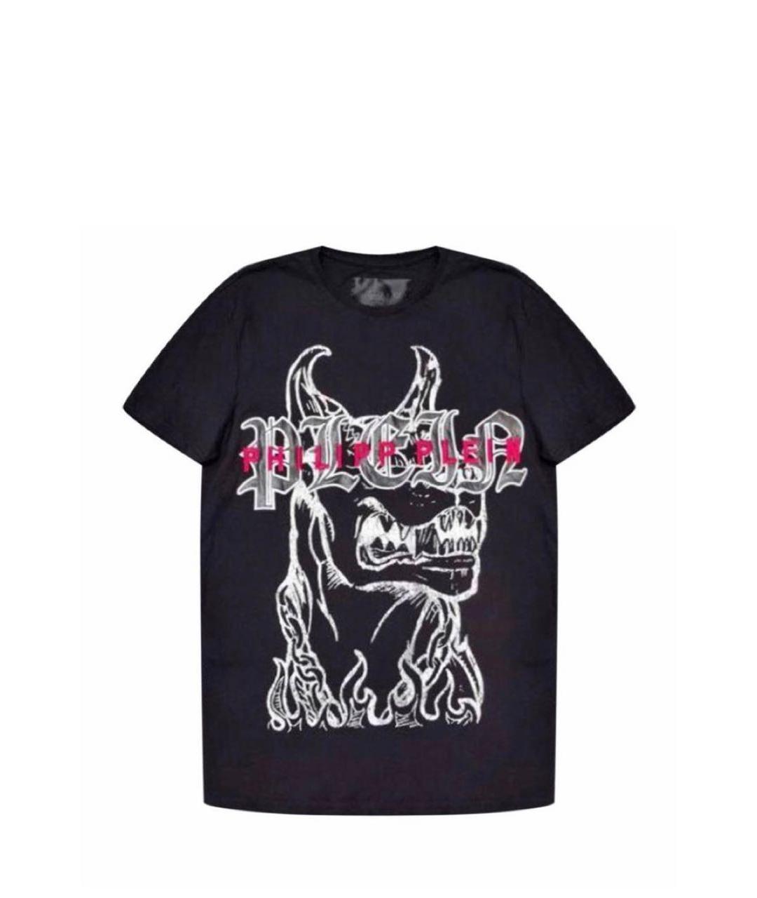 PHILIPP PLEIN Черная хлопковая футболка, фото 5