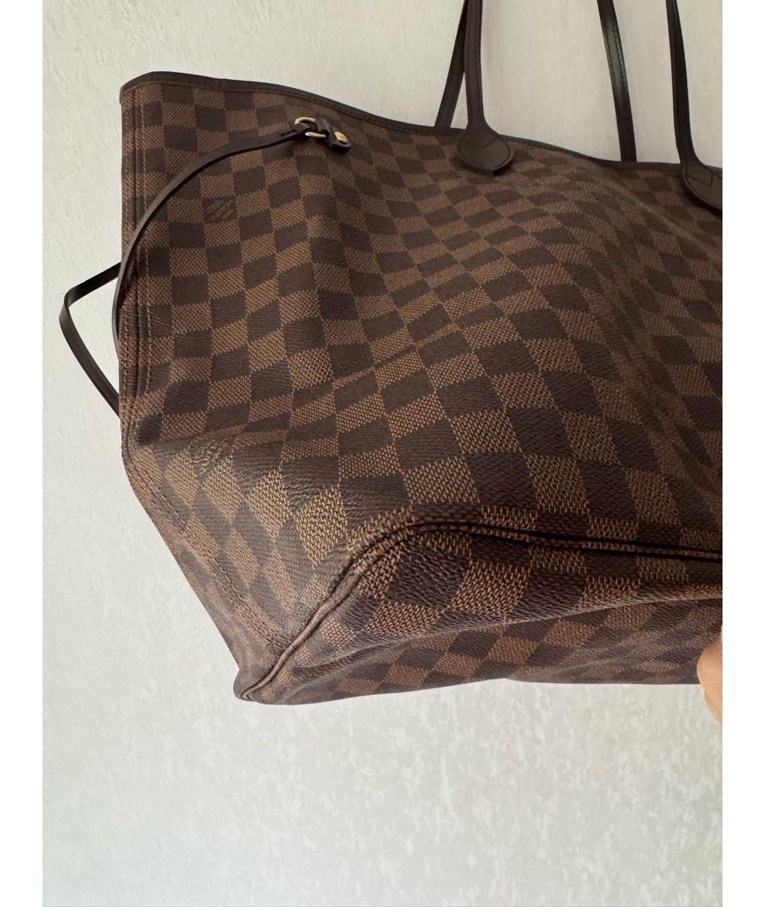 LOUIS VUITTON Коричневая сумка тоут, фото 4