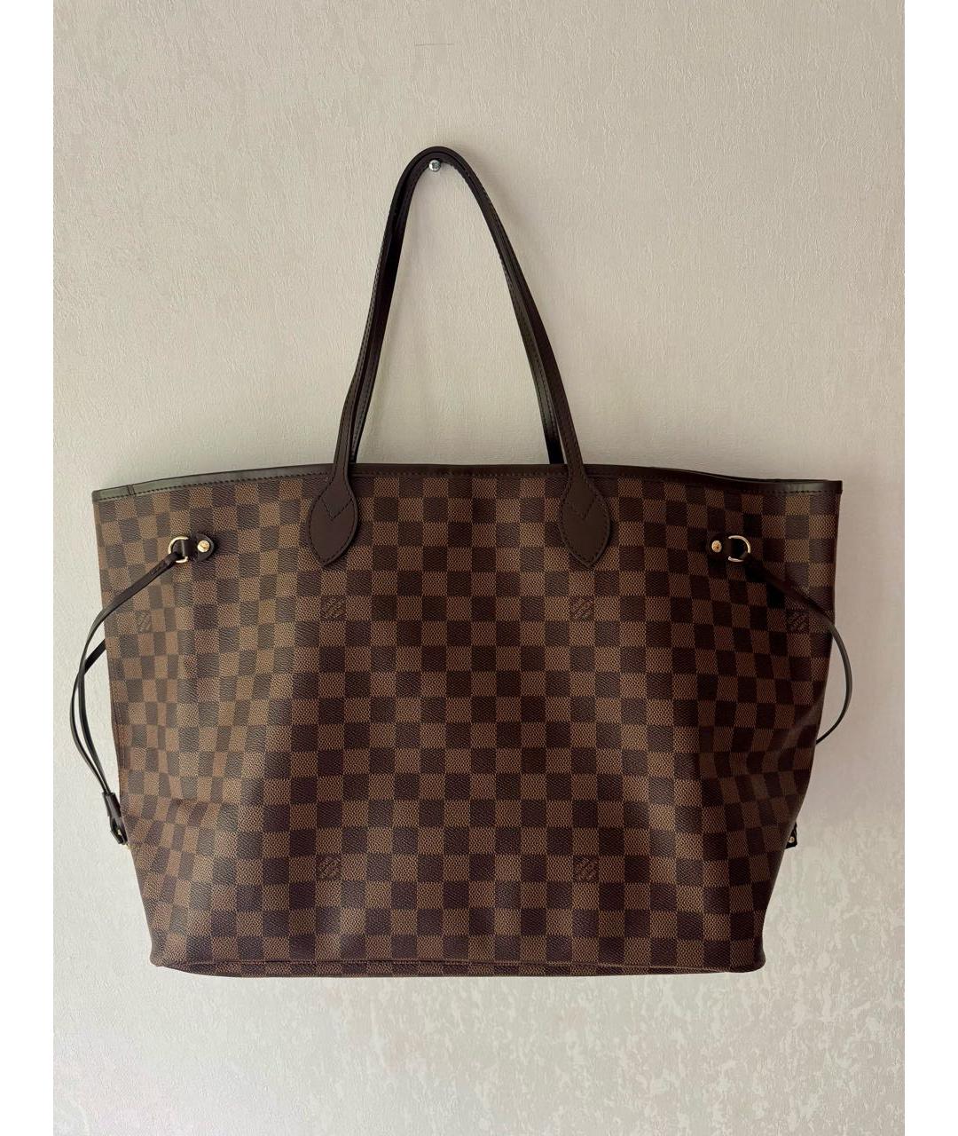 LOUIS VUITTON Коричневая сумка тоут, фото 2