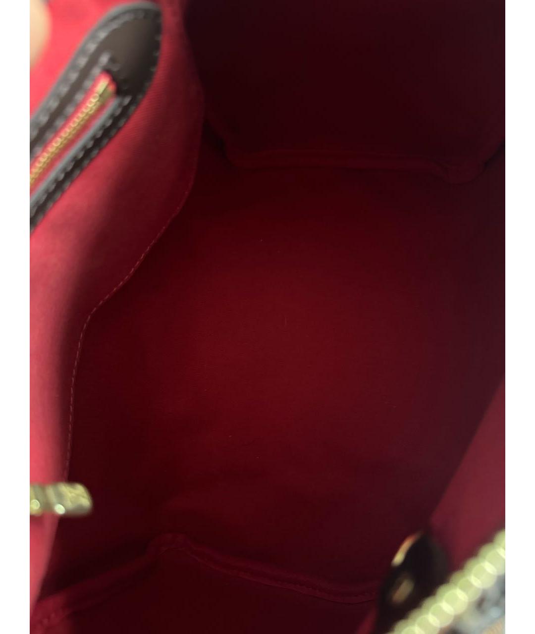 LOUIS VUITTON Коричневая сумка с короткими ручками, фото 7