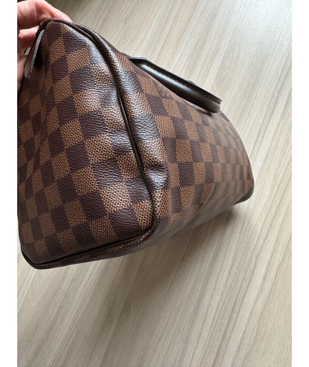 LOUIS VUITTON Коричневая сумка с короткими ручками, фото 6