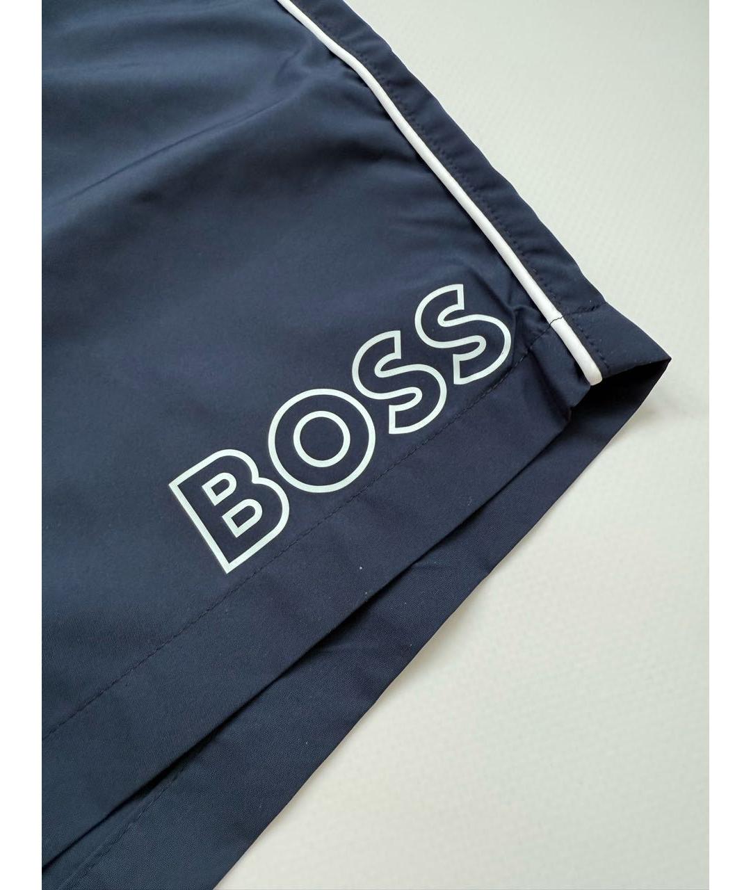 HUGO BOSS Темно-синие шорты, фото 4
