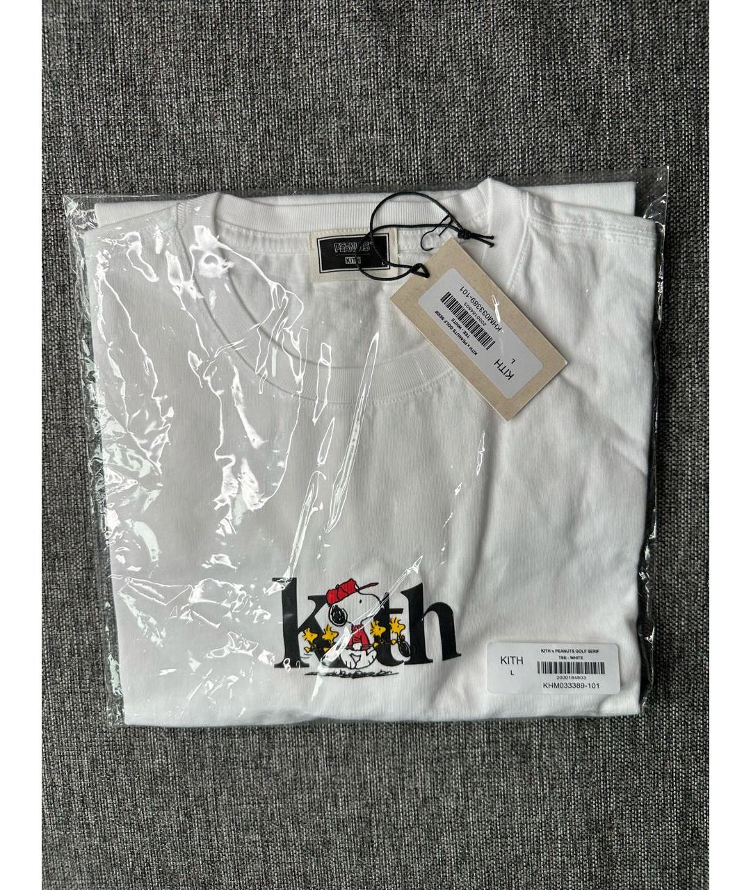 KITH Белая футболка, фото 2