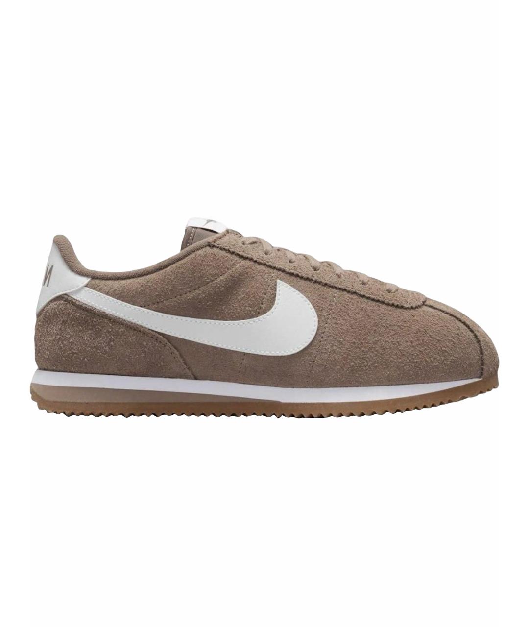 NIKE Коричневые замшевые кроссовки, фото 1