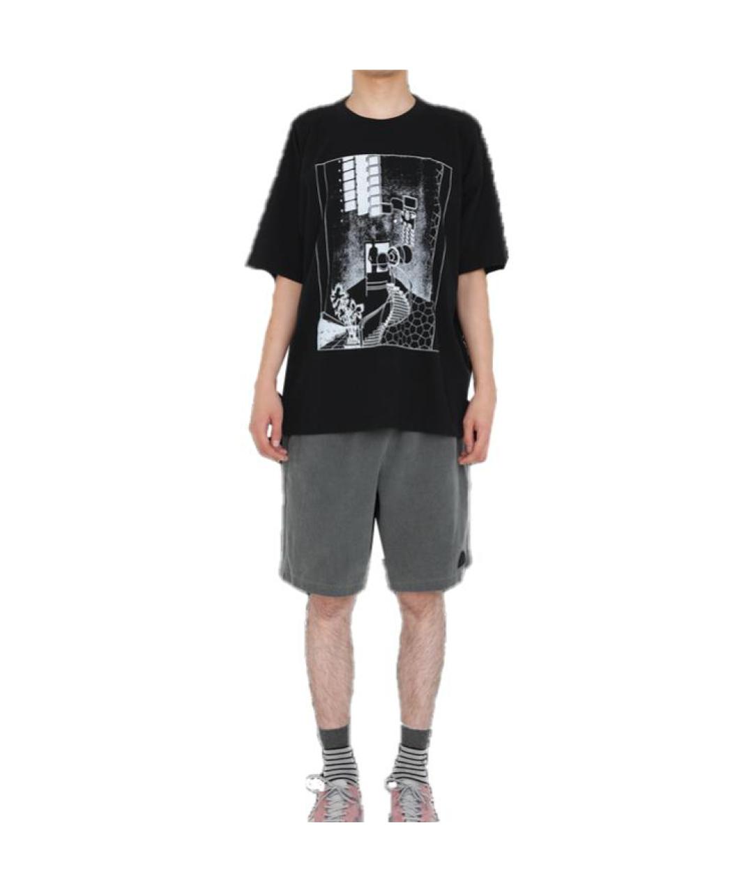 CAV EMPT Черная хлопковая футболка, фото 3