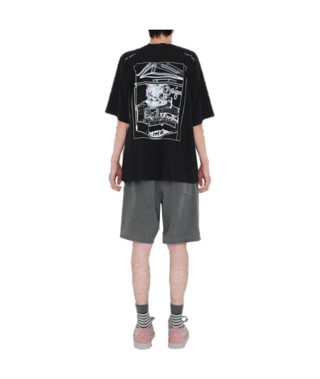 CAV EMPT Черная хлопковая футболка, фото 4