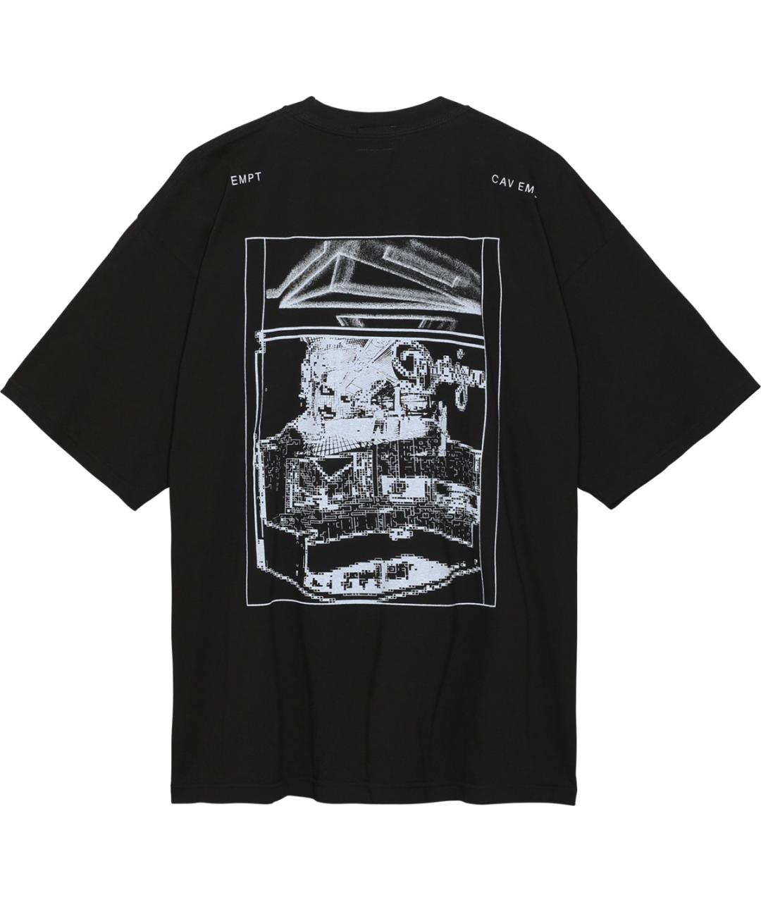CAV EMPT Черная хлопковая футболка, фото 2
