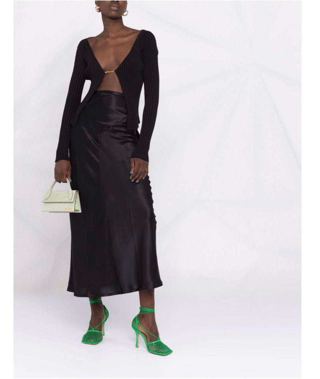 JACQUEMUS Черный вискозный джемпер / свитер, фото 3