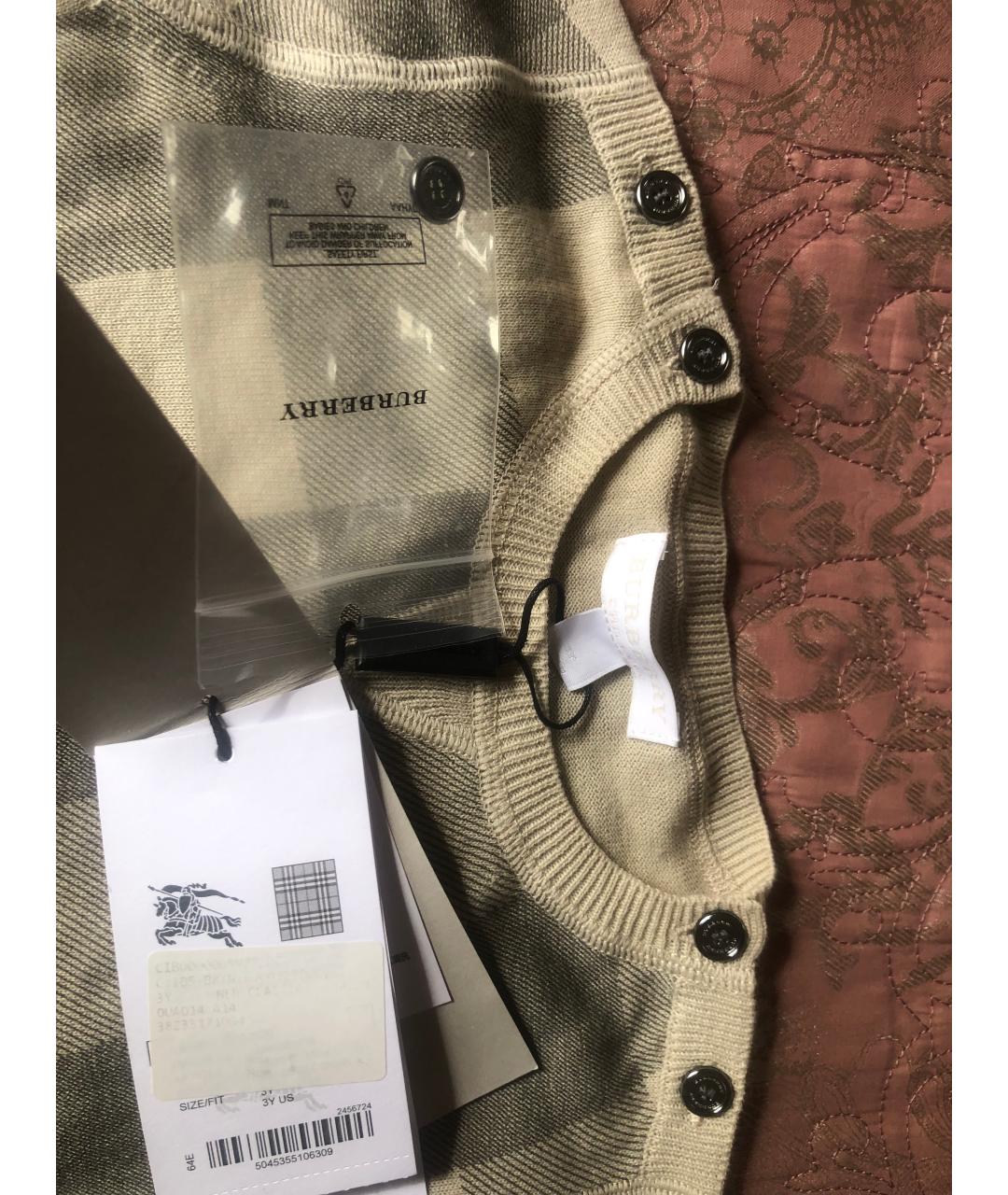 BURBERRY Хлопковый жакет / жилет, фото 3