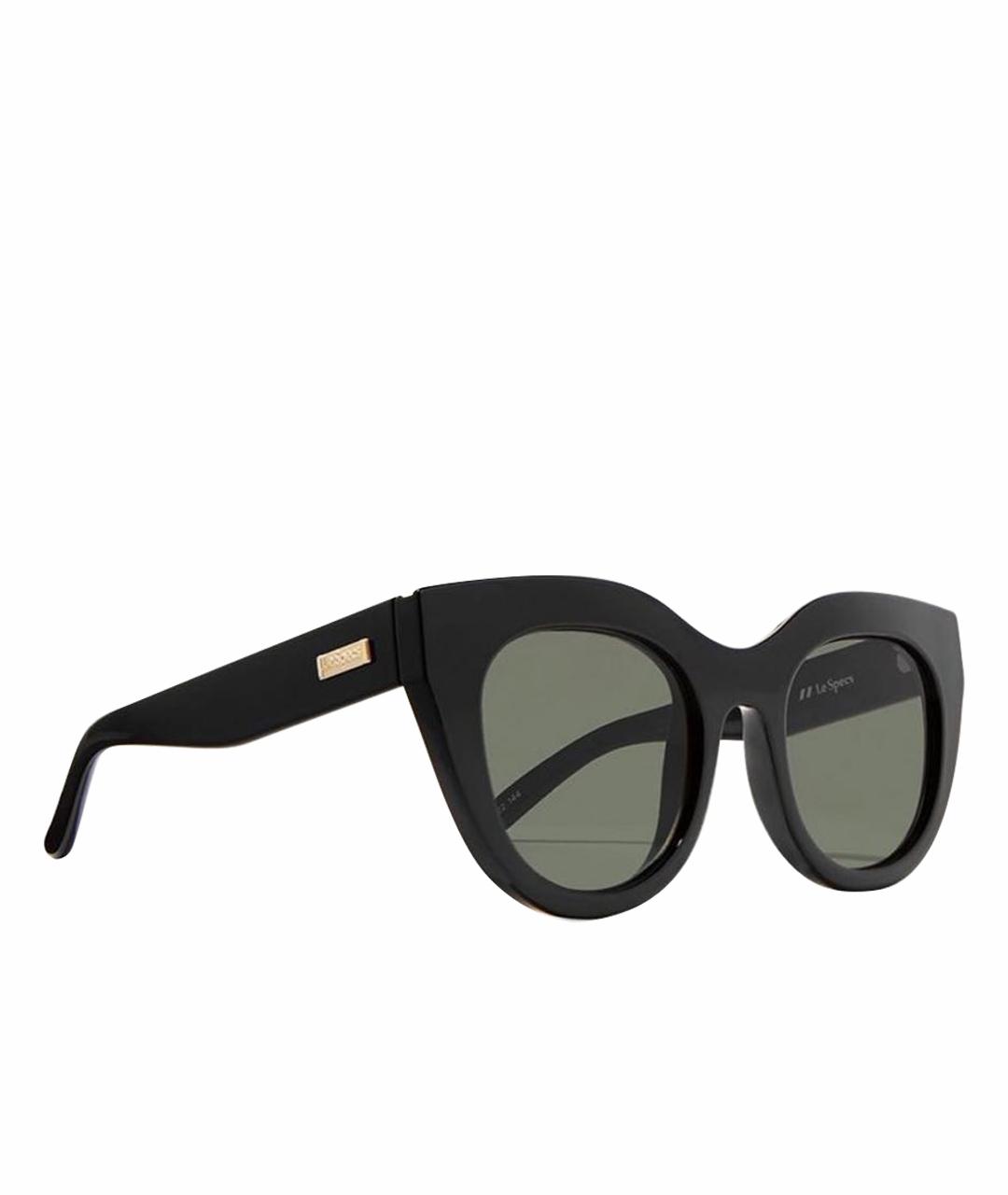 LE SPECS Черные пластиковые солнцезащитные очки, фото 1