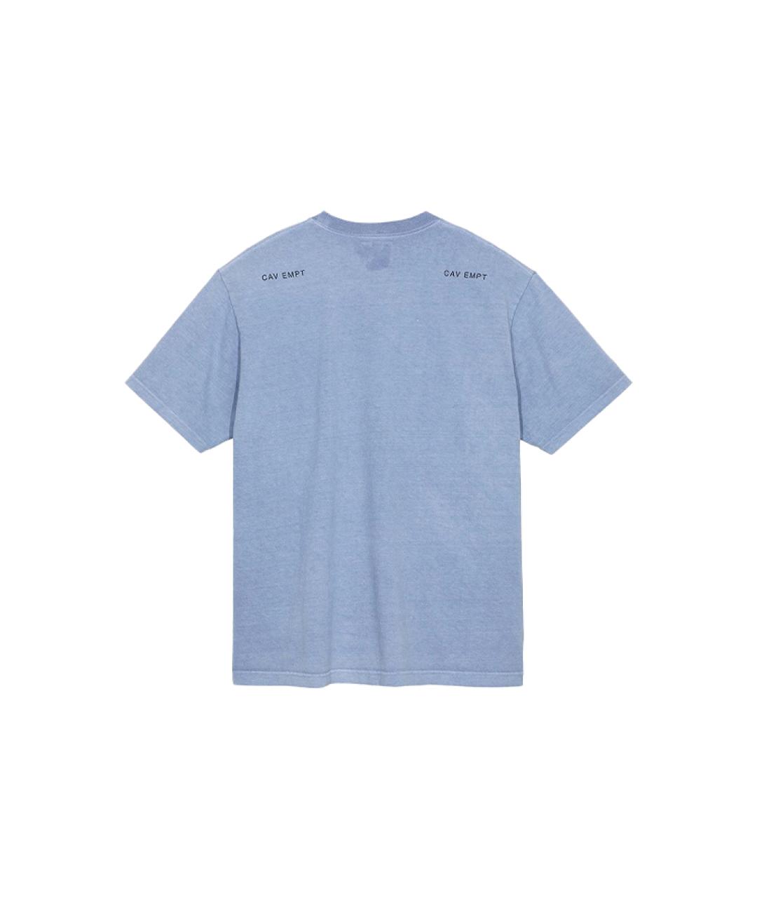 CAV EMPT Голубая хлопковая футболка, фото 2