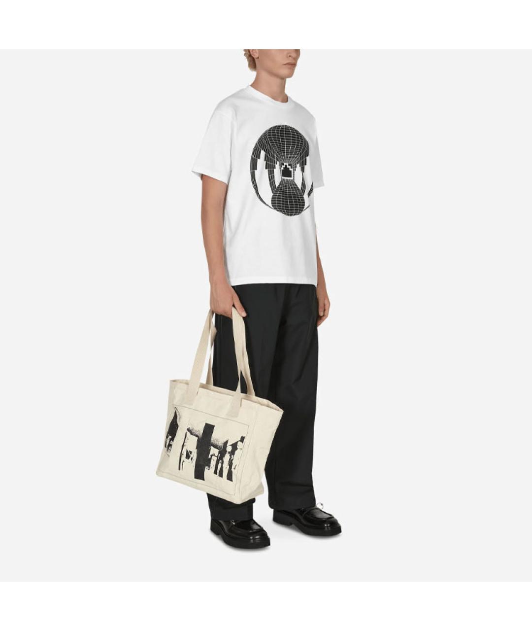 CAV EMPT Белая хлопковая футболка, фото 3