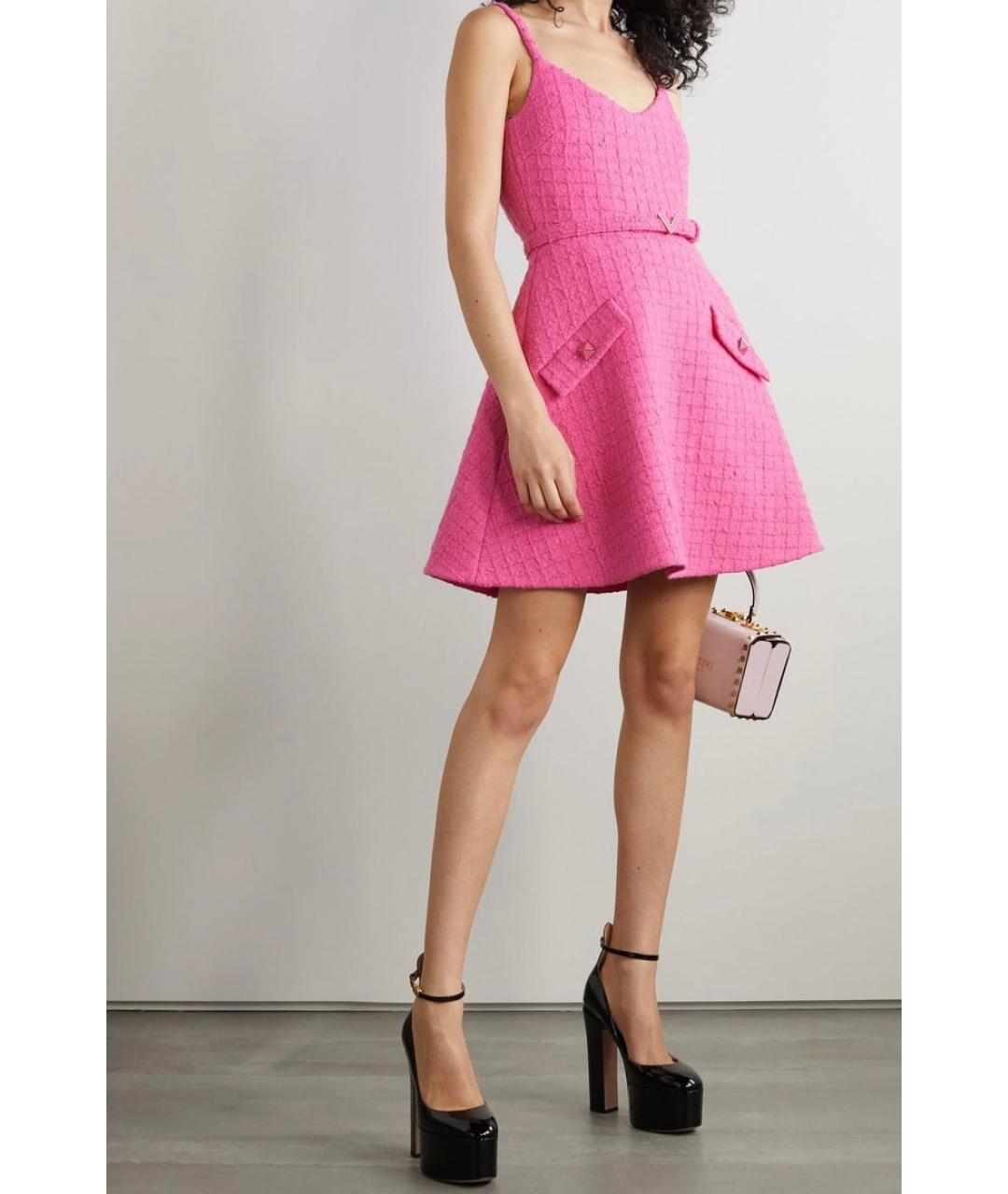 VALENTINO Розовое коктейльное платье, фото 6