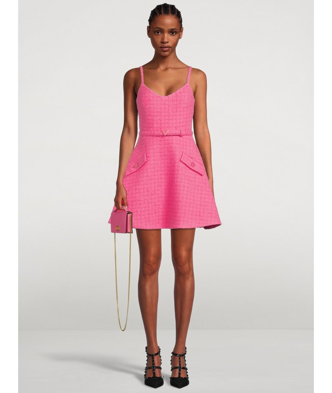 VALENTINO Розовое коктейльное платье, фото 2
