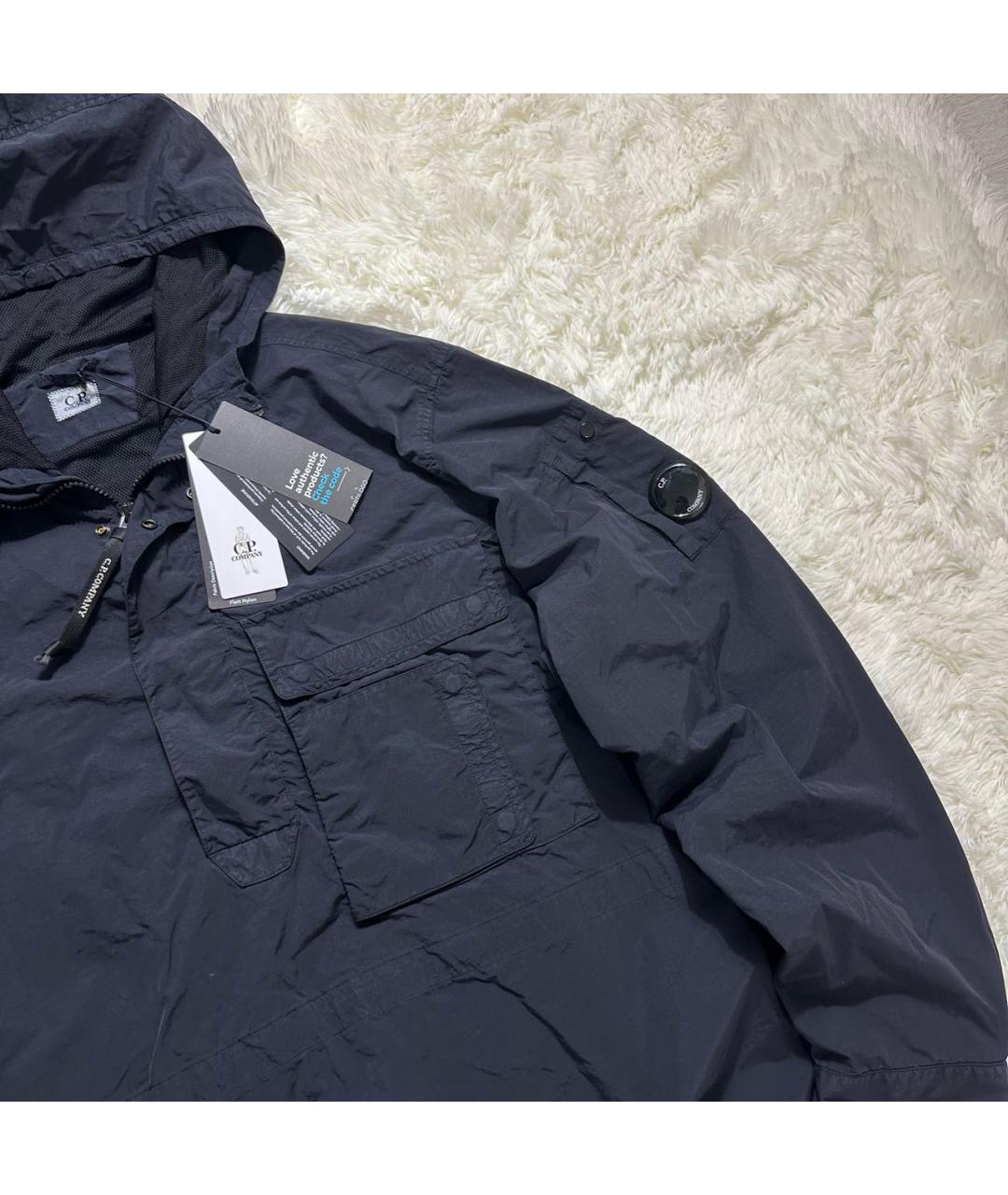 CP COMPANY Темно-синяя полиамидовая куртка, фото 3