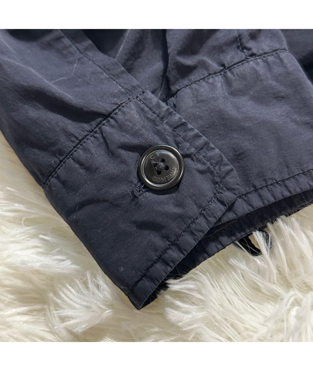 CP COMPANY Темно-синяя полиамидовая куртка, фото 4