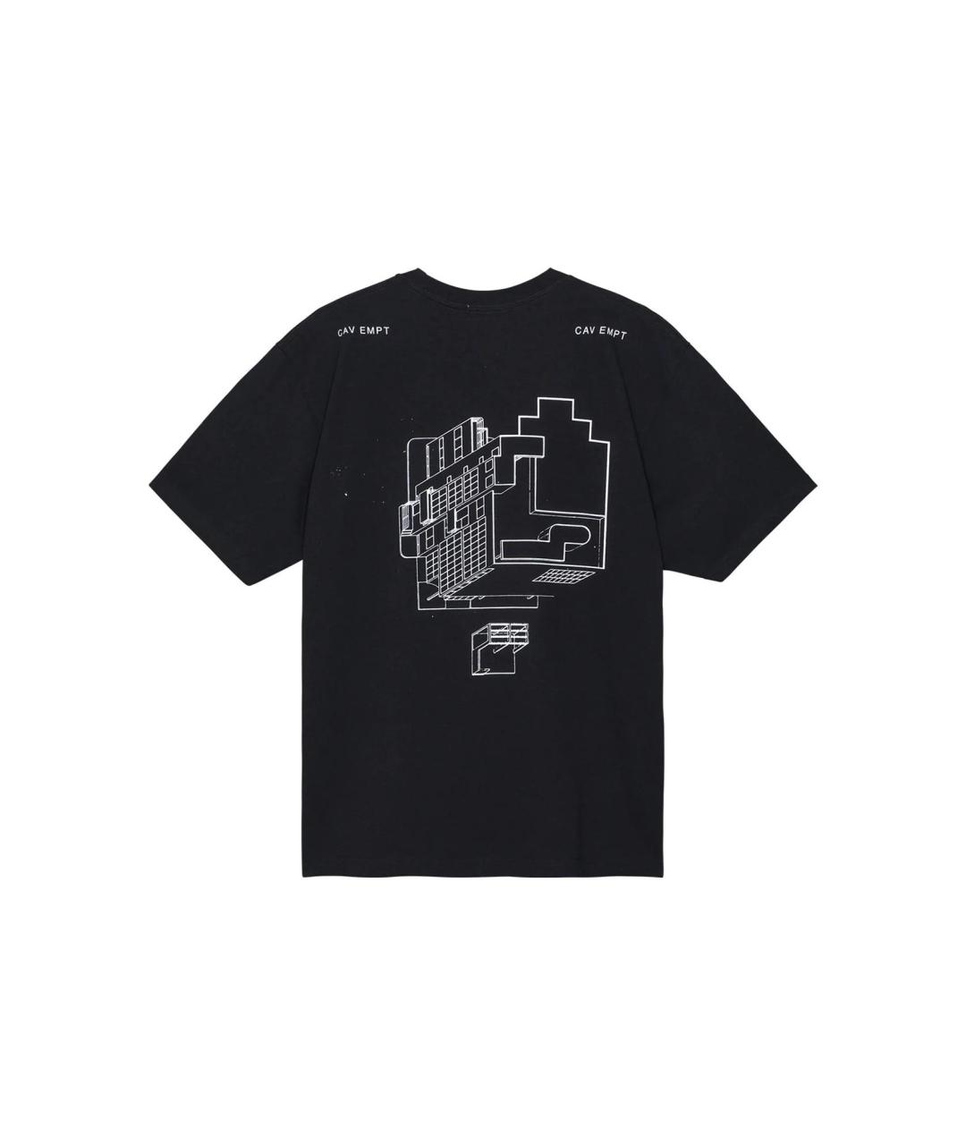 CAV EMPT Черная хлопковая футболка, фото 2