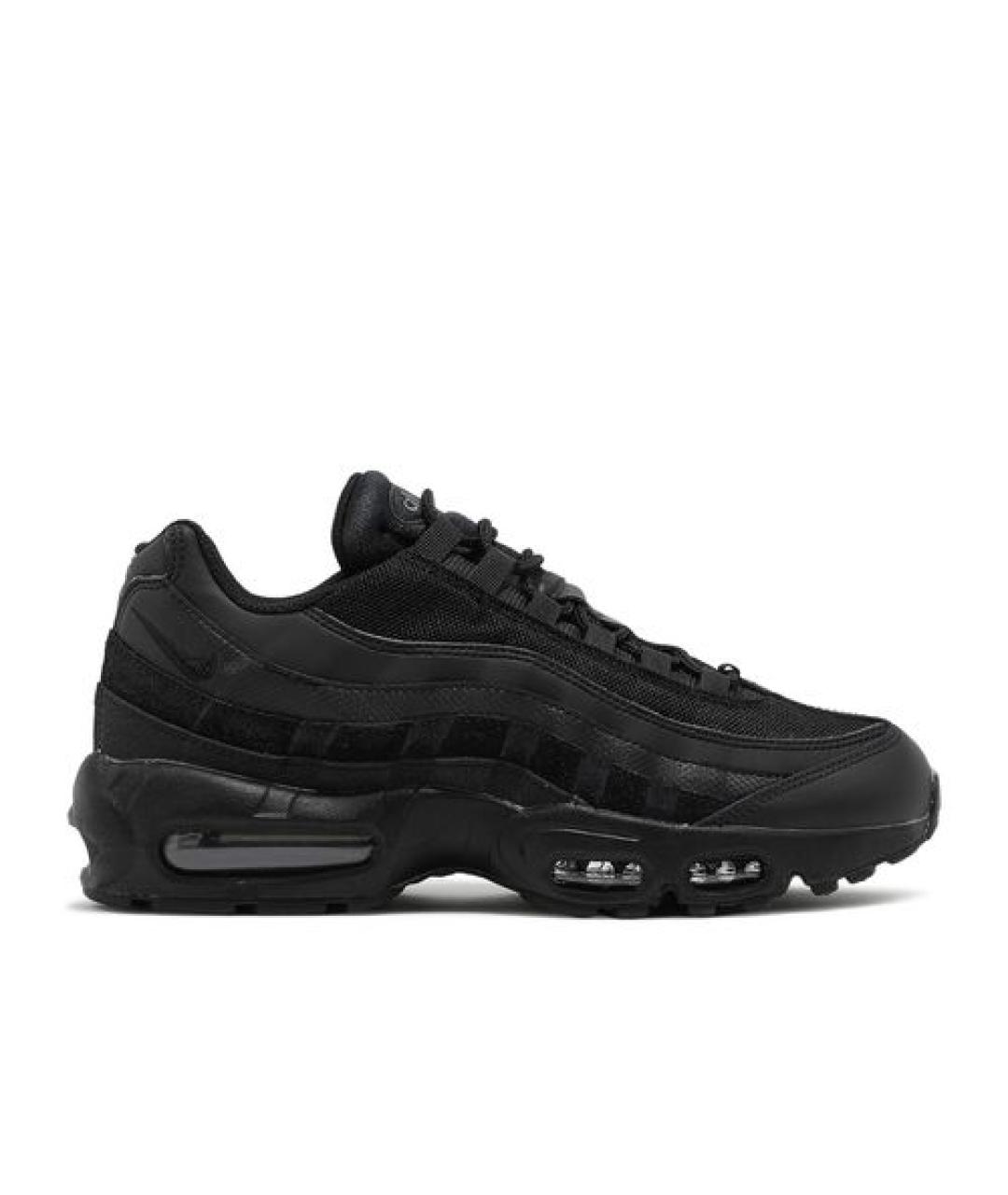 NIKE Черные низкие кроссовки / кеды, фото 1