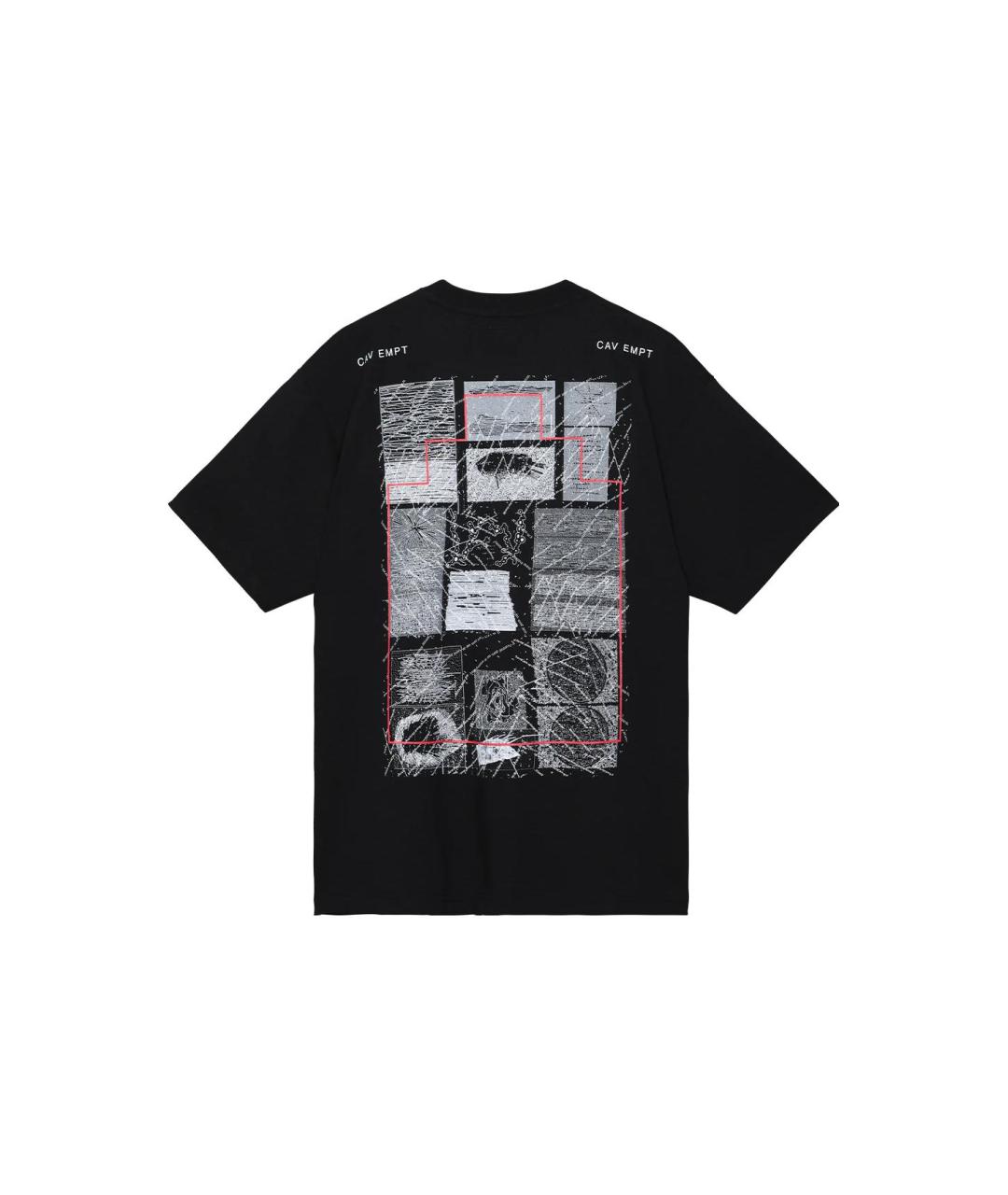 CAV EMPT Черная хлопковая футболка, фото 2