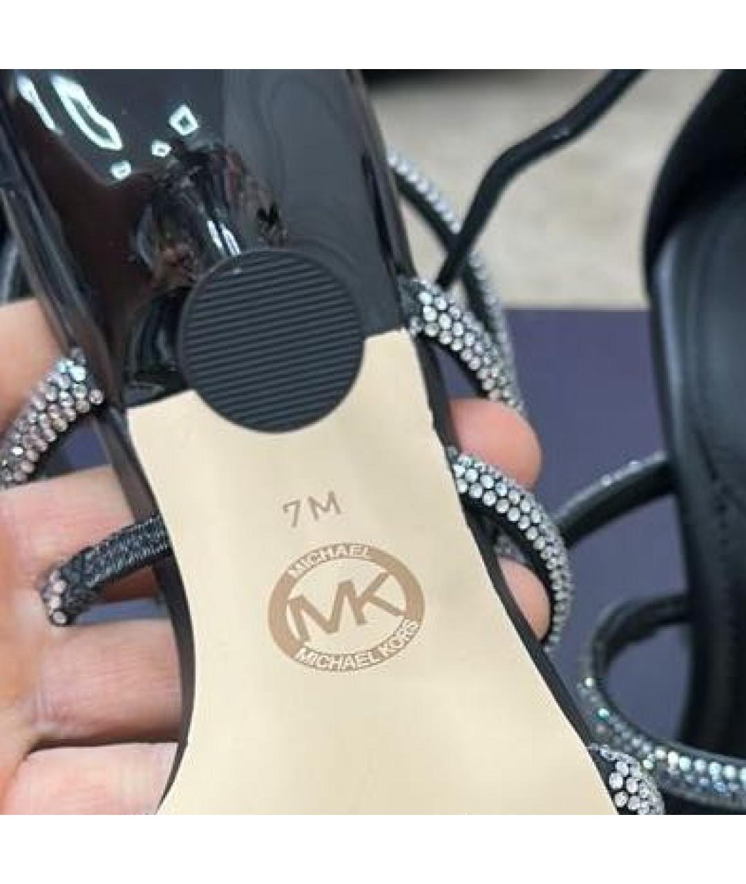 MICHAEL KORS Черные босоножки, фото 4