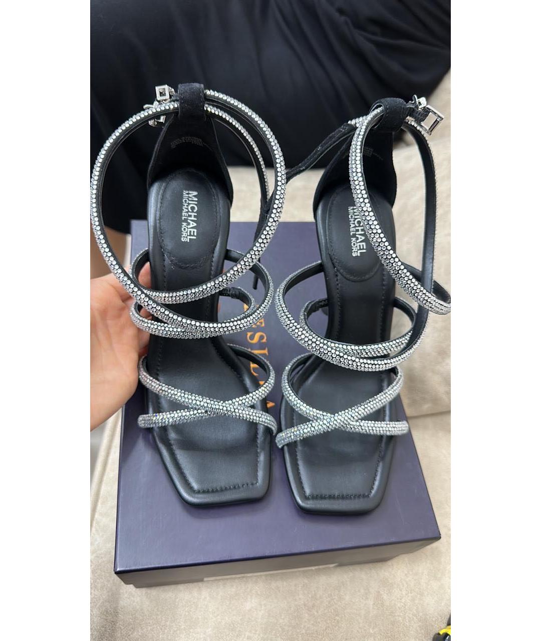 MICHAEL KORS Черные босоножки, фото 3