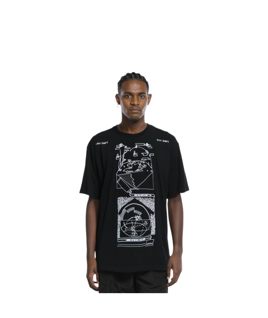 CAV EMPT Черная хлопковая футболка, фото 3