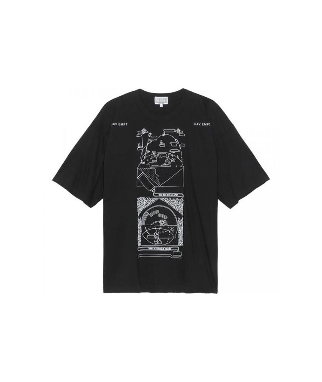 CAV EMPT Черная хлопковая футболка, фото 1