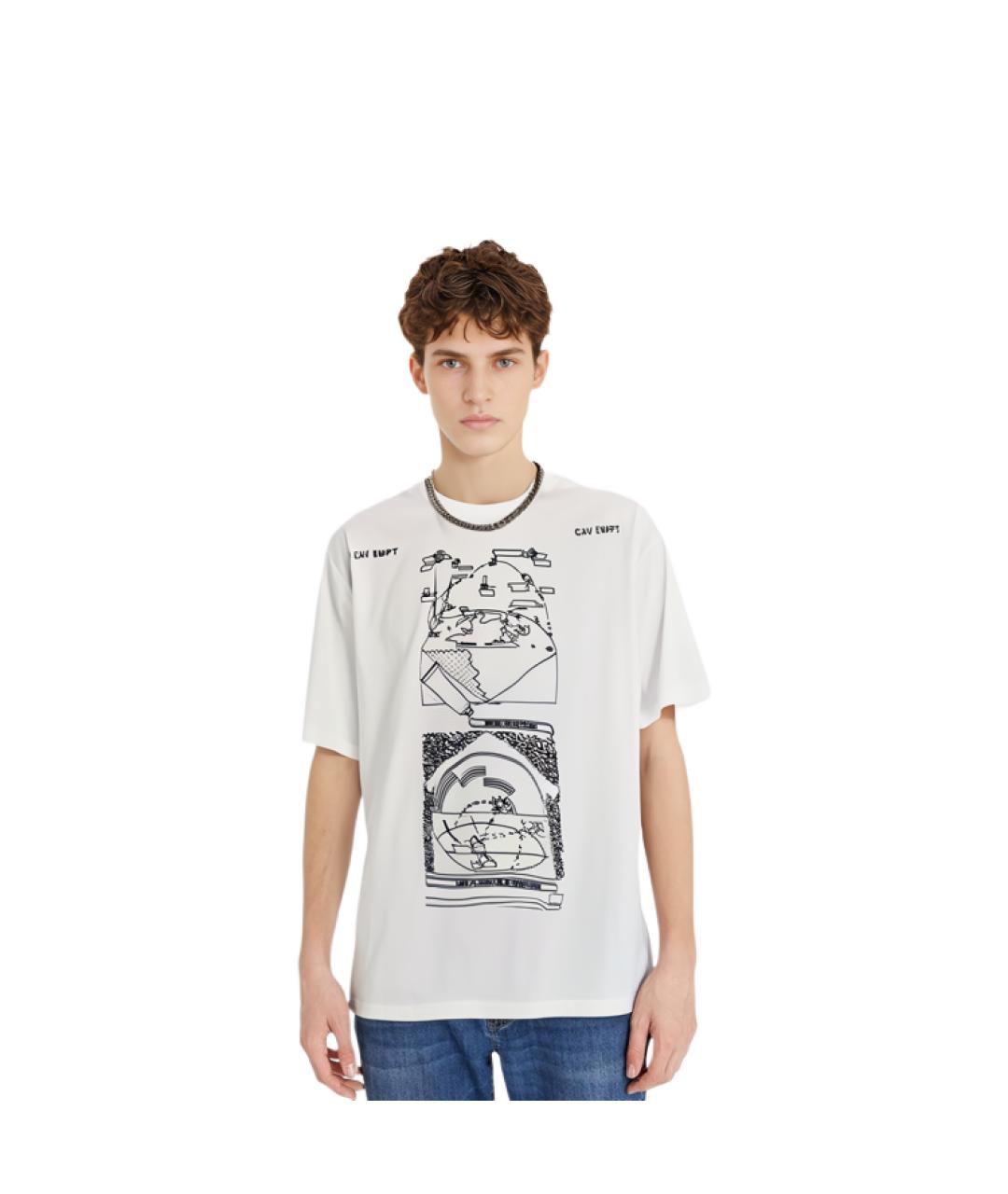 CAV EMPT Белая хлопковая футболка, фото 3