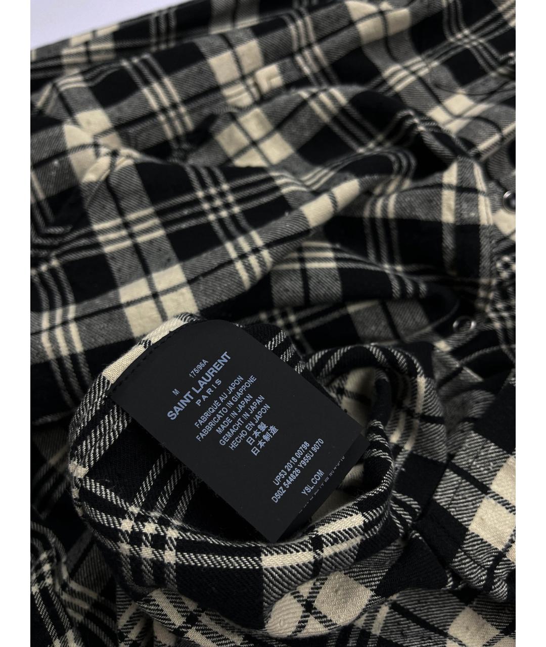 SAINT LAURENT Хлопковая кэжуал рубашка, фото 6