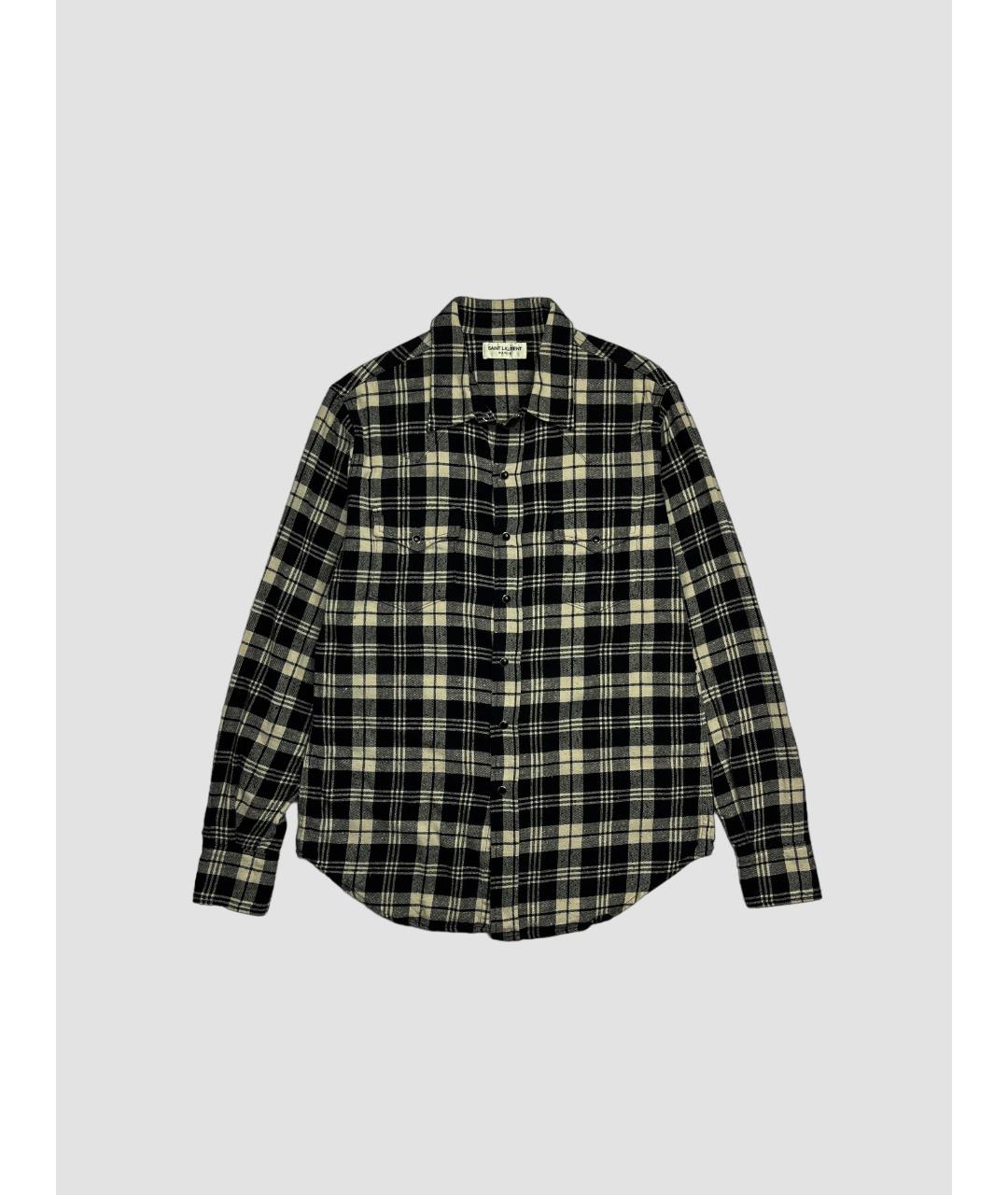 SAINT LAURENT Хлопковая кэжуал рубашка, фото 8