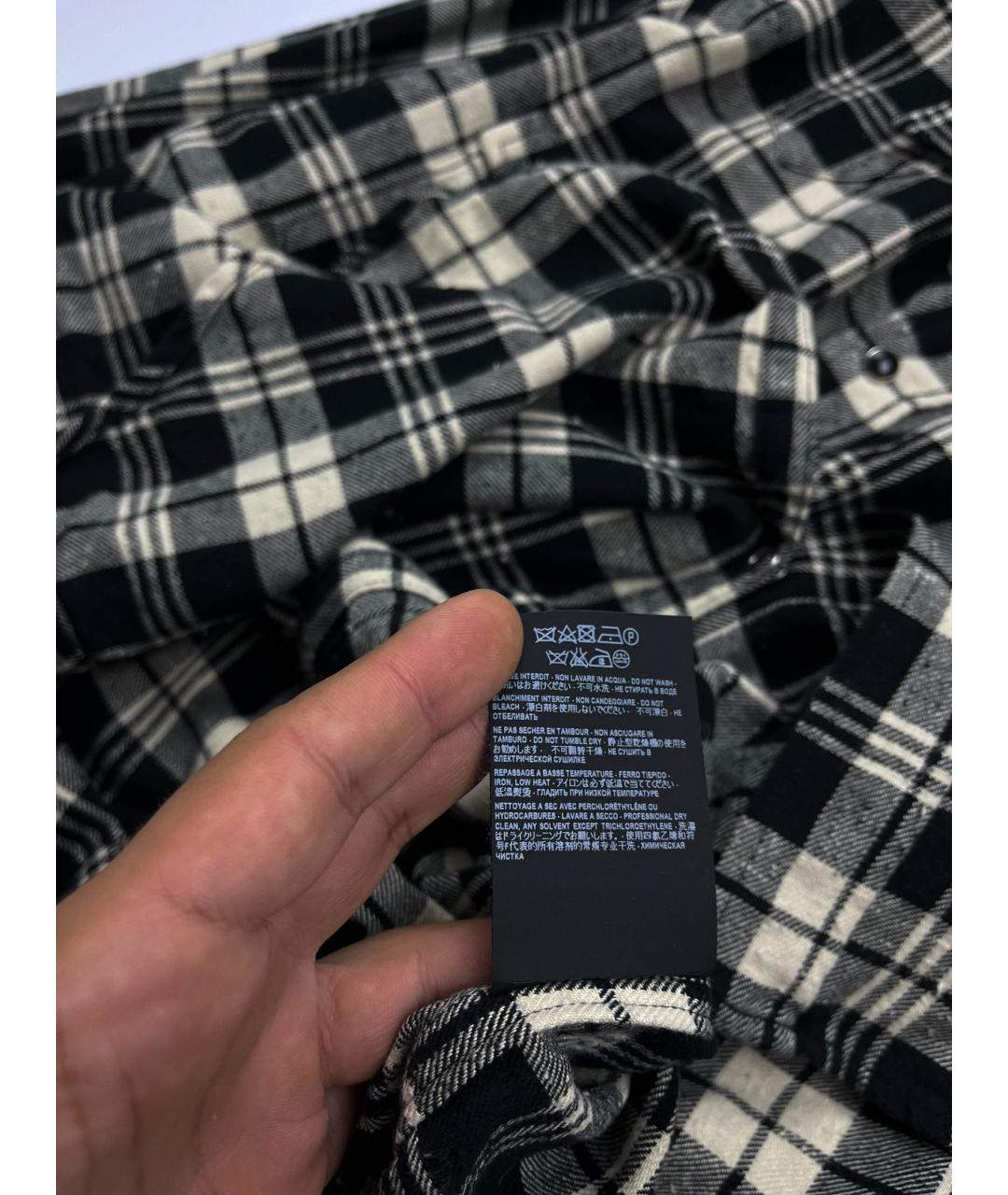 SAINT LAURENT Хлопковая кэжуал рубашка, фото 5