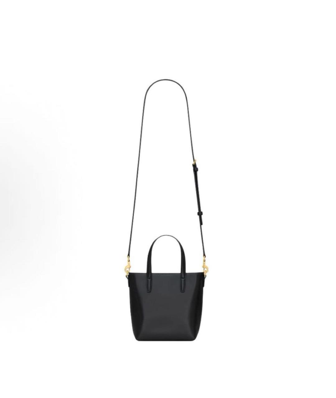 SAINT LAURENT Черная сумка тоут, фото 4
