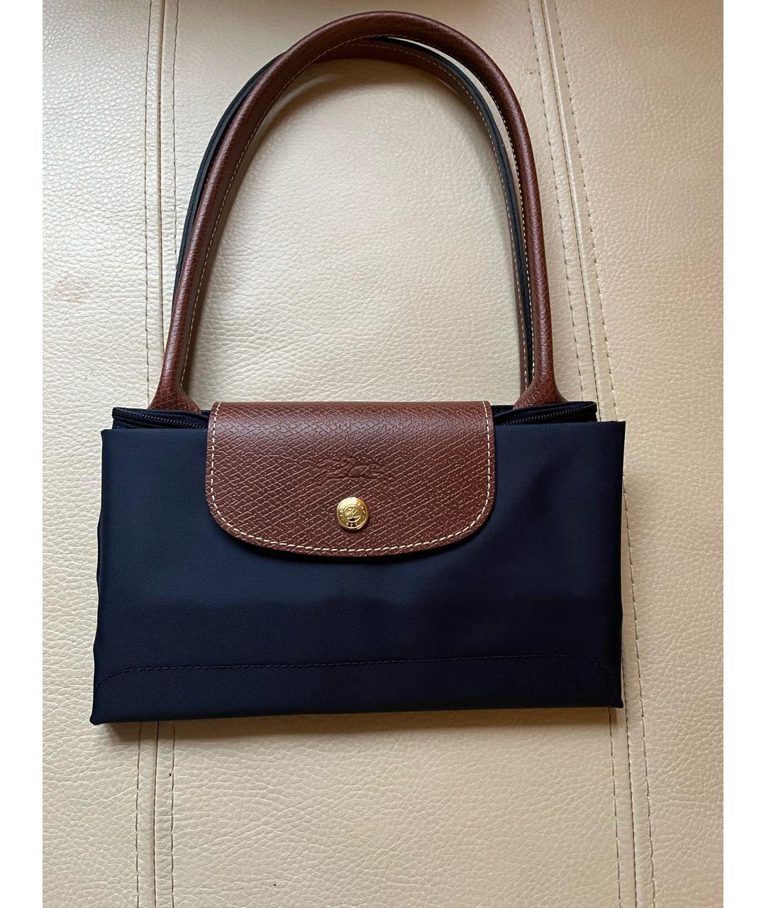 LONGCHAMP Темно-синяя сумка тоут, фото 7