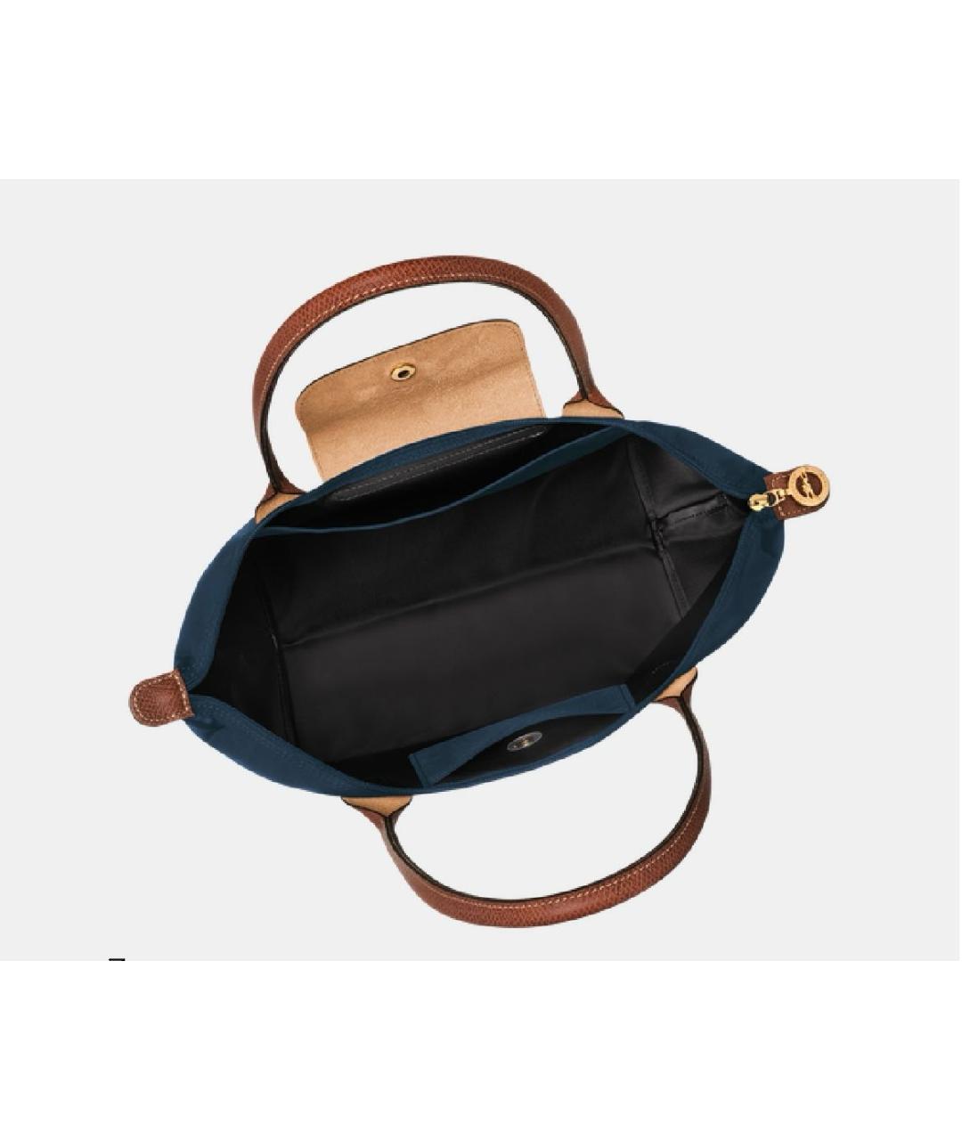 LONGCHAMP Темно-синяя сумка тоут, фото 2