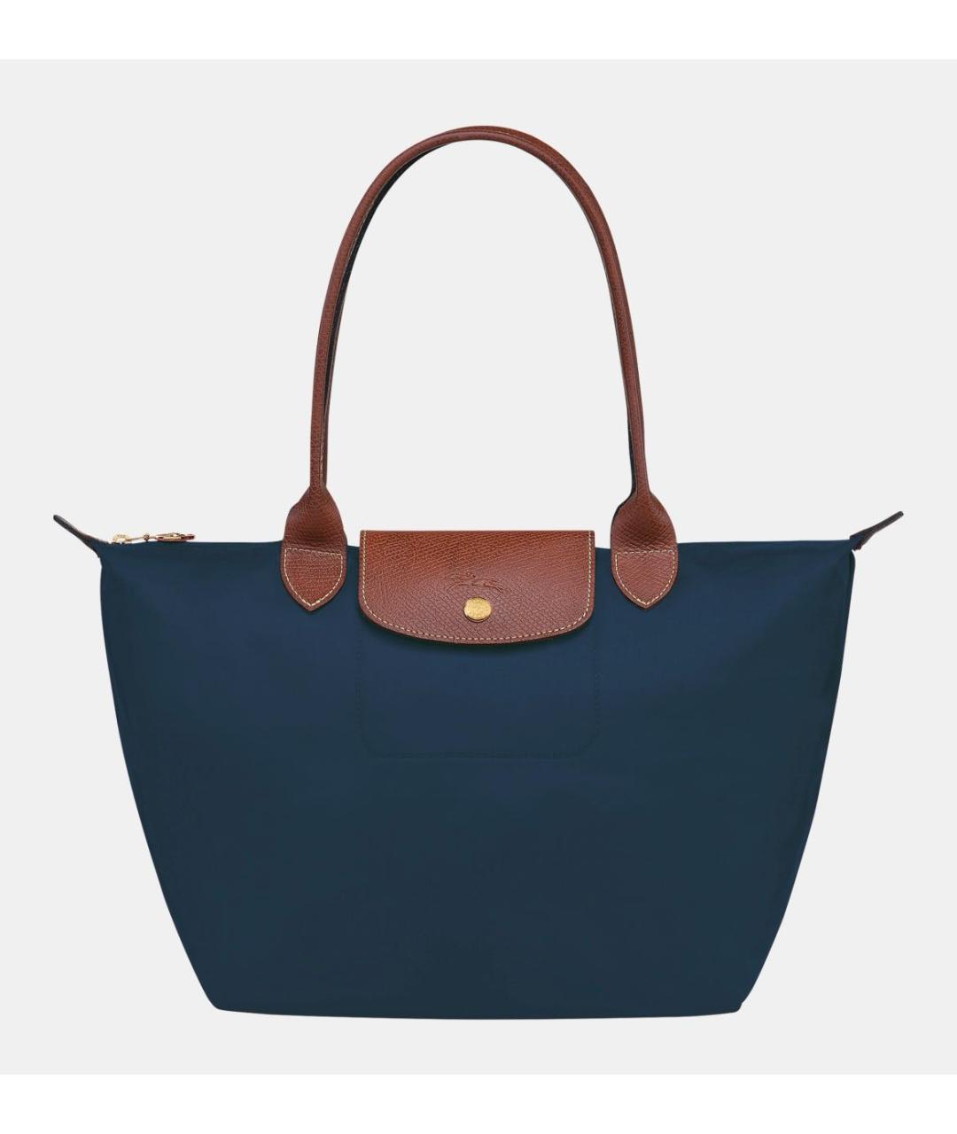 LONGCHAMP Темно-синяя сумка тоут, фото 9