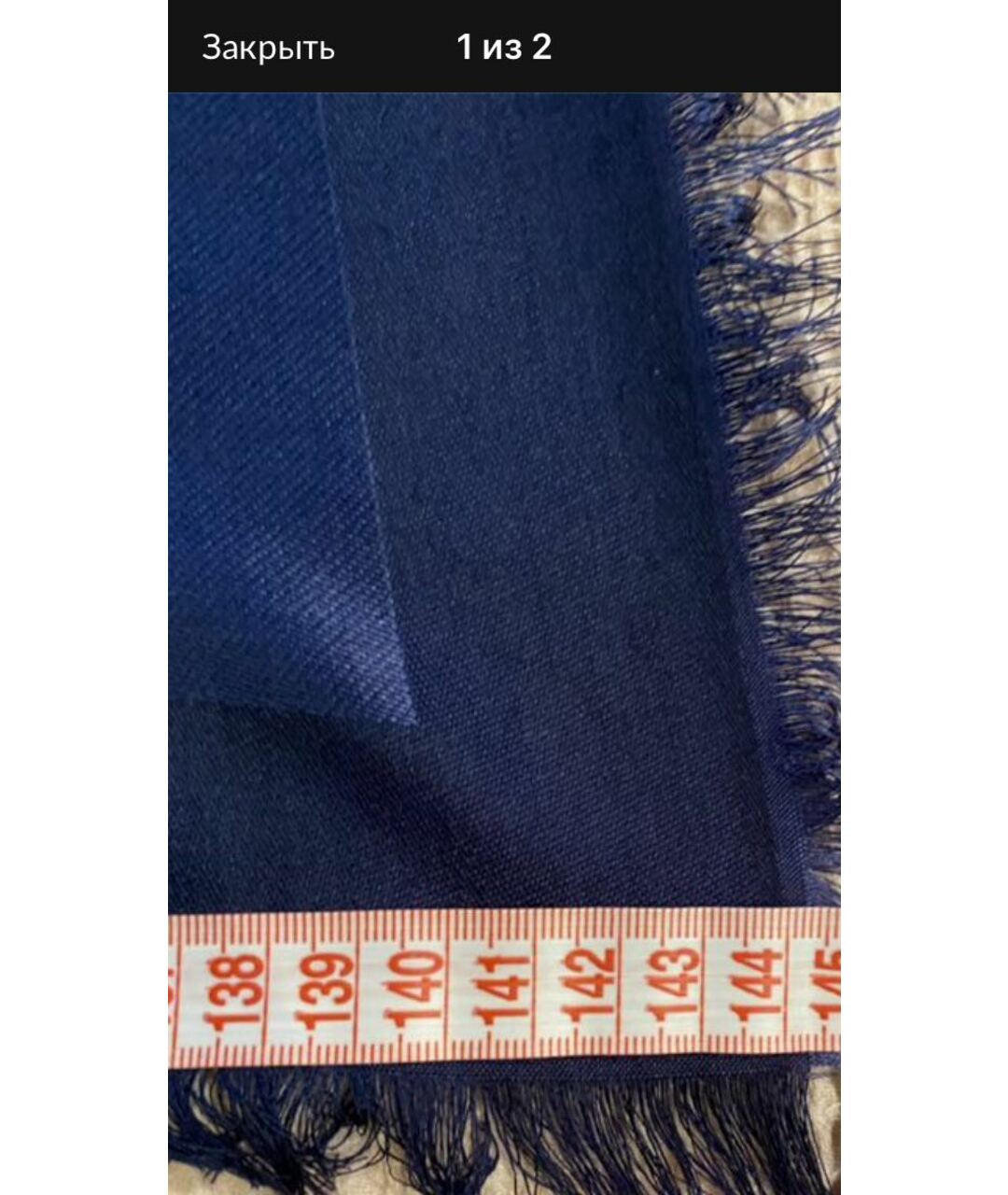 ETRO Синий шелковый шарф, фото 8