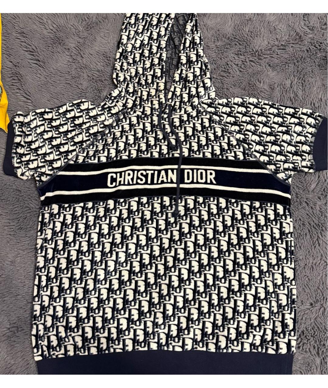 CHRISTIAN DIOR Мульти хлопковая футболка, фото 2