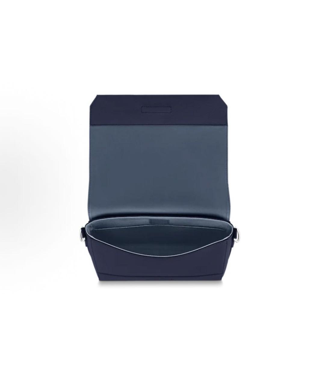 LOUIS VUITTON Темно-синяя сумка на плечо, фото 4