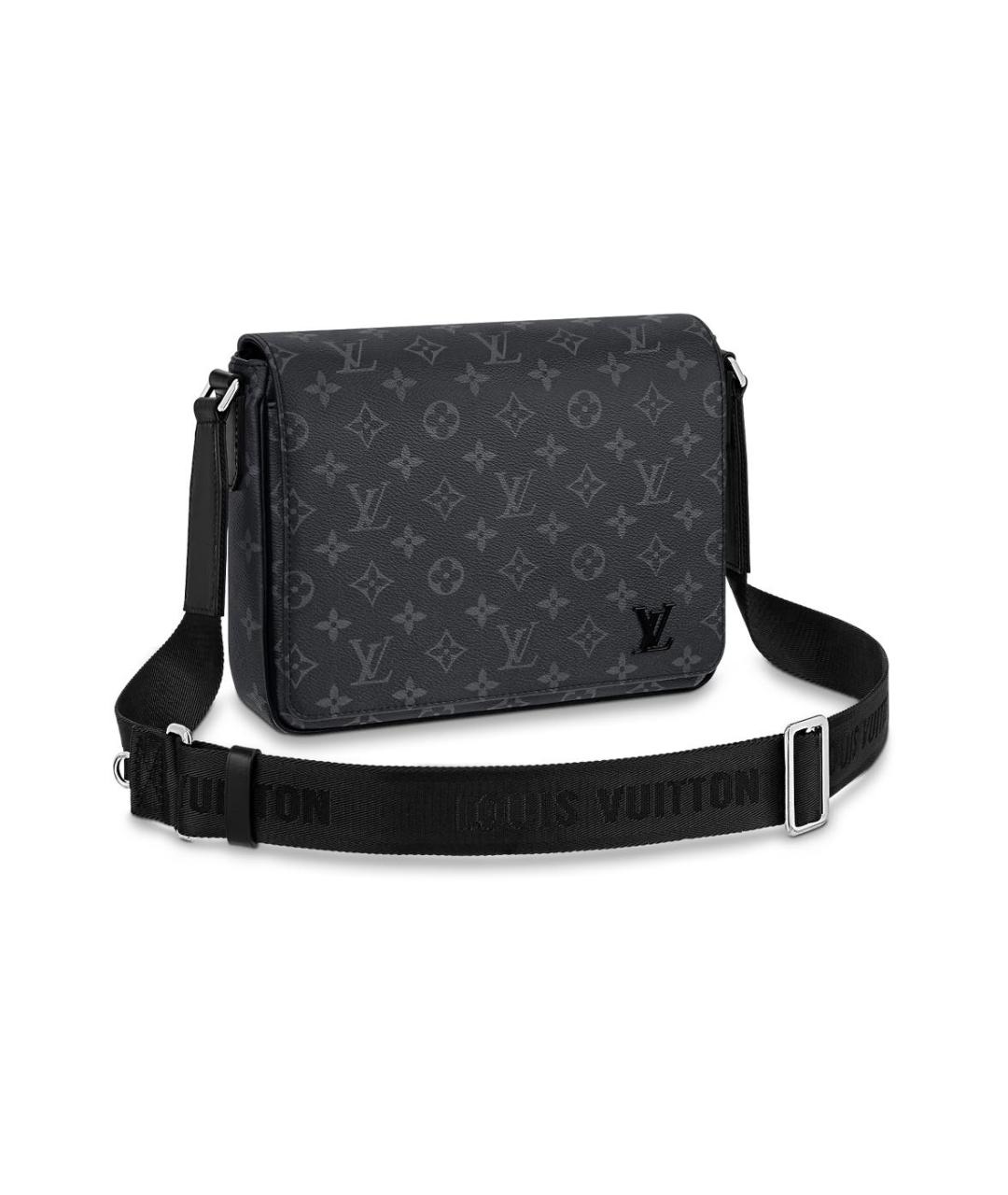 LOUIS VUITTON Черная сумка на плечо, фото 5