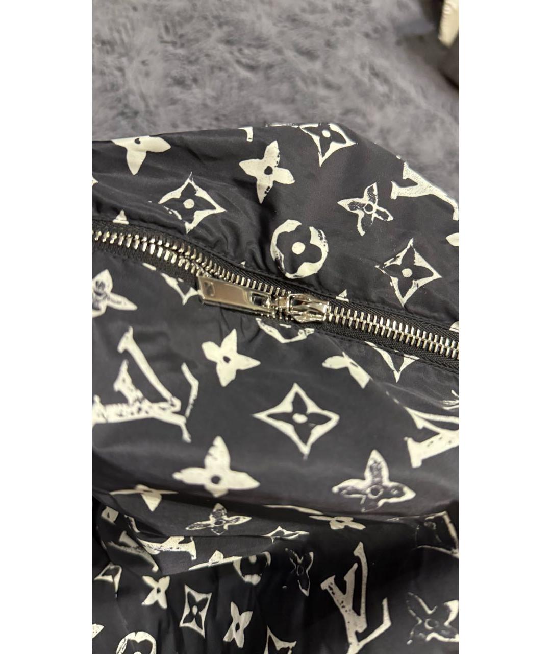 LOUIS VUITTON Черные хлопковые шорты, фото 4