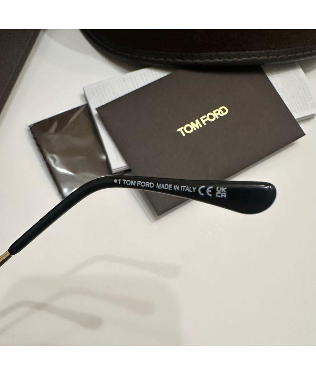 TOM FORD Серые металлические солнцезащитные очки, фото 8