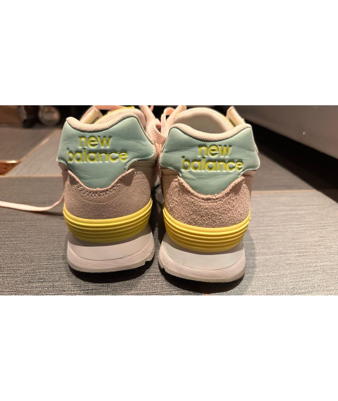 NEW BALANCE Мульти замшевые кроссовки, фото 4