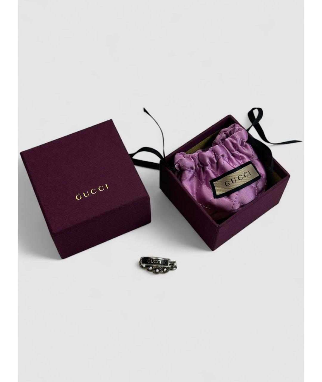 GUCCI Серебряное серебряное кольцо, фото 6