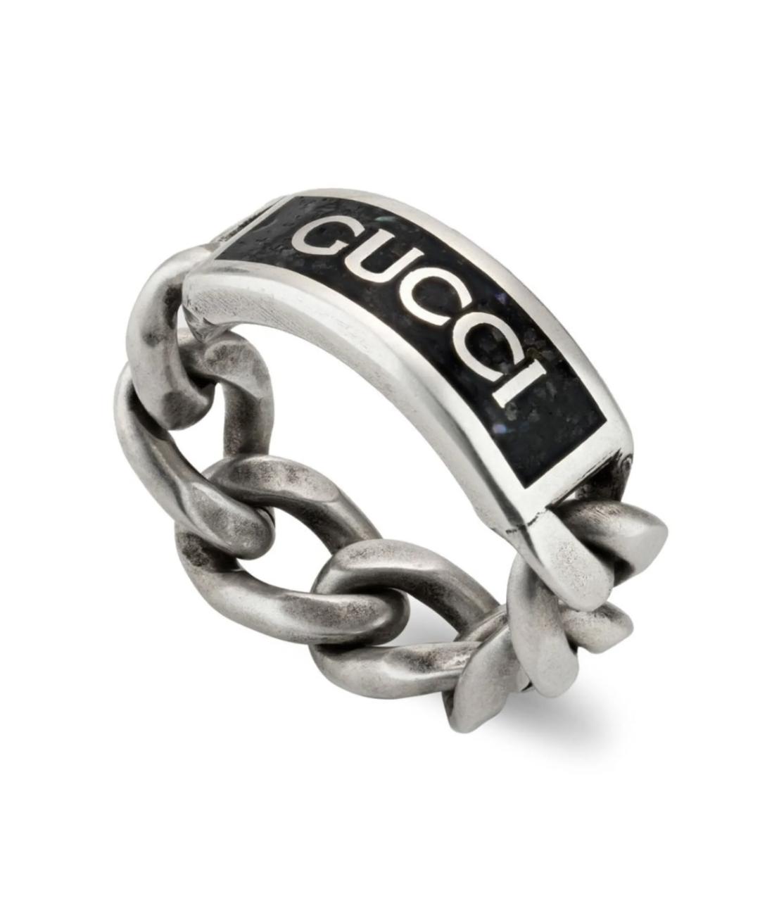 GUCCI Серебряное серебряное кольцо, фото 1