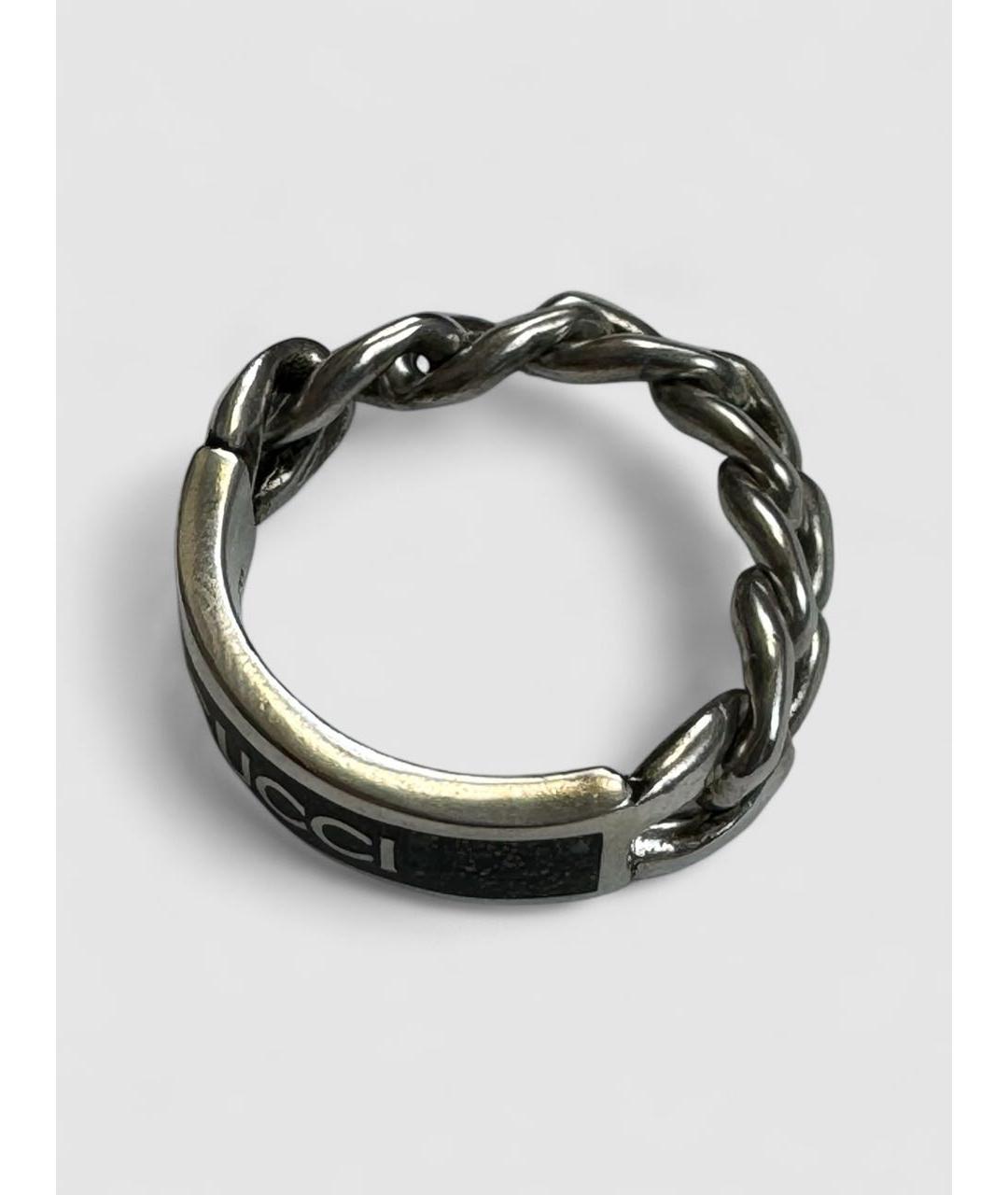 GUCCI Серебряное серебряное кольцо, фото 3