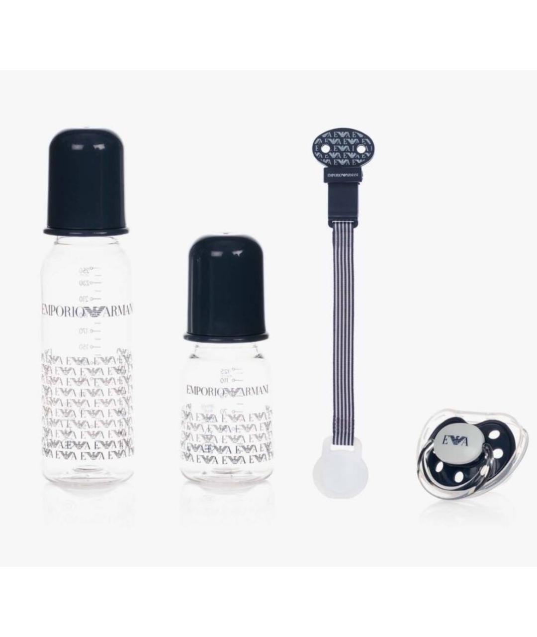 EMPORIO ARMANI Темно-синяя пластиковая бутылочки и пустышки, фото 2